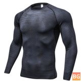 3D Printing Fitness Training Shirt - Long-sleeved