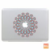 Apple MacBook Air Skin with Peacock's Fan Style Vinyl Sticker