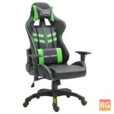 Gaming Chair - Artificial Leather Green