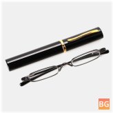 6 Inch Mini Reading Glasses with Pen Holder