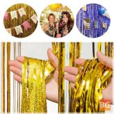 FringeRain Tassel Curtain - Birthday, Wedding, Party - Decorations