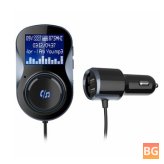 BC30 Car 4.1+EDR Bluetooth MP3 Player - Dual USB FM Transmitter