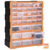 Organizer with 39 drawers x 16x47 cm