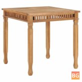 Garden Dining Table 31.5"x31.5"x31.5" Wood