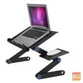 360-Degree Adjustable Cooling Laptop Desk for Sofa Bed - Home Supplies
