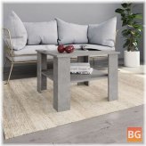 Chipboard Coffee Table - Gray 23.6