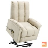 Recliner Cream with Stand