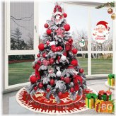 Christmas Tree Ornament Blanket - Carpet Base