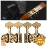 German-Style 3/4-inch Double Bass Tuners - 1 Set