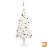 Xmas Pine Tree - 300 LEDs - Easy Assembly - Christmas Tree with Stand and 1100 Branches