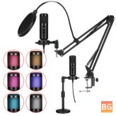 USB Condenser Microphone Stand for Computer Laptop