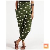 Pants with Pocket - Daisy Floral Print