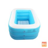 Inflatable Bathtub - Portable - Thick Shower Basin - With Inflator Pump
