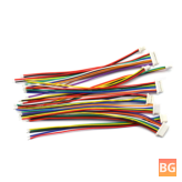 SH1.0 JST 1.25mm 2PIN/3PIN/4PIN/5PIN/6PIN 30CM Connector Cable - DIY