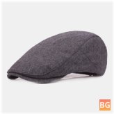 Fall/Winter Hat with Felt lining - Men's Solid Color