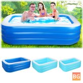 Outdoor Garden Swimming Pool - Three Layer Family