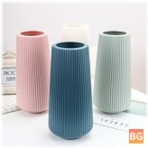 Ceramic Flower Pot with Geometric Design - Indoor Use