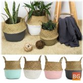 Hanging Wicker baskets for pots and flowers - Rattan