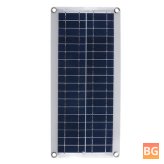 12/18V Solar Panel with Dual USB Ports for Camping and Travel Charging