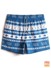 Beach Shorts with Quick Drying Print