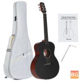 Poputar T1 36 Inch LED Smart Guitar Guitare App BT5.0 Spruce Mahogany Acoustic Guitar Guitarra Musical InstrumentsWithout Bag