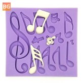 Cake Decorating Tool - Musical Notes