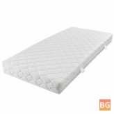 Mattress with a washable cover 200x190x17 cm