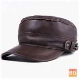 Outdoor Men's Hat with Duck Tongue and Flat Top - Heat Resistance is Up to 330 degrees Fahrenheit