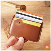 Vintage Slot Bus Card Holder with Mini Wallet