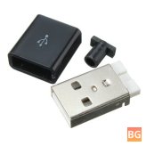 USB Male Adapter with Black Cover