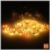 Waterproof LED Curtain Lights with 8 Modes for Decor and Events