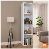 TV Cabinet with Doors - White