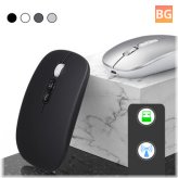 Dual Mode Wireless Mouse with Adjustable DPI and Rechargeable Battery