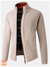 Casual Cotton Cardigan with Pocket - Mens