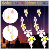 LED Solar Wind Chime Lamp - Colorful Photosensitive Chandelier Garden Outdoor Decorative Light