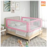 Vidaxl 10202 Toddler Safety Bed Rail - Pink 150x25 cm