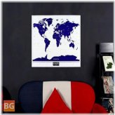 World Map Sticker for Scratch Pad