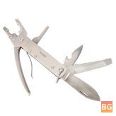 6 in 1 Fishing Pliers - Combination Knife File Screwdriver and Outdoor Camping Folding Knife