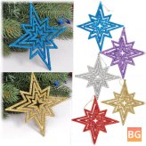 Star 15cm Christmas Tree Ornaments - Party Hanging Decoration