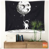 Background Cloth for Hanging tapestry room - Spaceman Series
