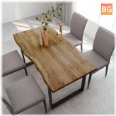 Dining Table with Seat and Armrest