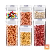 6-Pack of Airtight Food Container Storage for Refrigerator