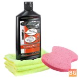 3-Pack of Microfiber Towels with Washing Sponge Cleaning Ability