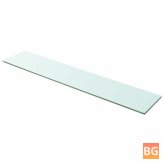 Glass Shelf with Clear Panel 39.4