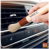 MATCC Car Detailing Brush with Wooden Handle