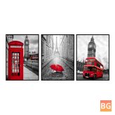 Cityscape Wall Decoration - Unframed Art Pictures