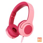Kids Headset with Volume Limiting and Sharing Function and 3.5mm Jack