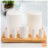 Toothbrush Holder Stand for Bathroom - Cup Set