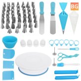Tools for Cake Decoration - Icing Nozzles Pen Spatula Stand