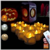 Remote Control Tea Light with 12 PCS LEDs - Flickering